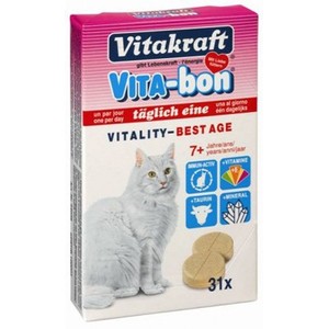 Витамины для кошек старше 7 лет, 31 табл. Vita-Bon (Вита-Бон)
